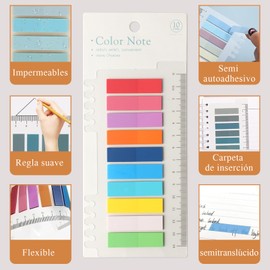 2000 Handy Separador De Libros, Multifuncional Handy Post it, Bloc De Notas Impermeable Logo Etiquetas, Material Escolar Oficina,Post It Para Libros，post it libro