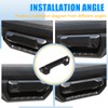 LLKUANG ABS Car Tailgate Handle Decorative Cover Fit for Toyota