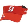 Bridgestone Golf CPG24BRD RD Men's Visor Pro Model Visor, red
