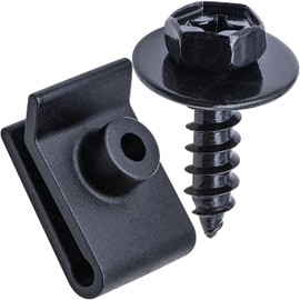 Rexka 10 Sets Fender Liner Bumper Cover Screw U Nut Kit for Toyota Lexus 90179-05060 90159-60477