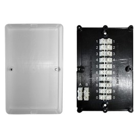 SPARES2GO 12 Way Junction Box Heating System Wiring Centre 250V AC 12 x 10A