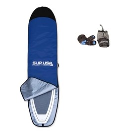 SUP USA Premium Paddleboard Bag - SUP Cover, Carrying Bag, Protector (11.5) Rack Straps or Truck Tailgate Cover (11.5 Storage Bag and Rack Pads Combo)