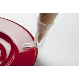 CS Webkontor 24 Waffle Clips - Ice Cream Cone Holder - Perfect for Ice Cream Cone Holder/Ice Cream Cone Stand for Waffle Squirrels, Mini Ice Creamers, Waffle Cups, Ice Cream Cones