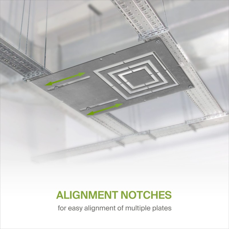 ASD New Construction Mounting Plate with Asymmetric Square Hole -
