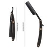 Sandalwood Handle Vintage Straight Manual Razor Holder Stainless Steel Beard