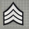 Set of 5 Police Sergeant Badges - High-Quality Iron-On &