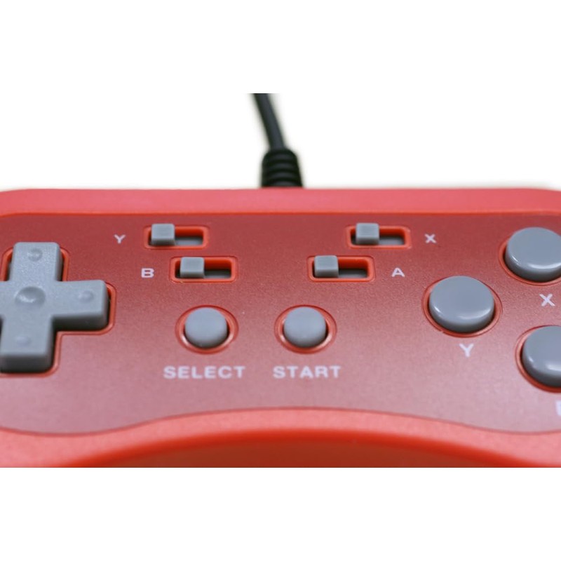コロンバスサークル（SFC互換機/SFC用）連コン16＜レッド＞ - スーパーファミコン用連射機能搭載コントローラー