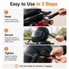 Elastic Motorcycle Helmet Strap for Rear Seat – Adjustable Nylon
