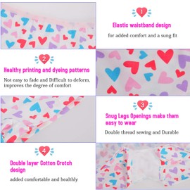 Anktry Kids 12 Pack Soft Comfort Cotton Knickers Underwear Little Girls Assorted Boyshort Panties 2-12 Yrs (Assorted-1,10-12 Years)