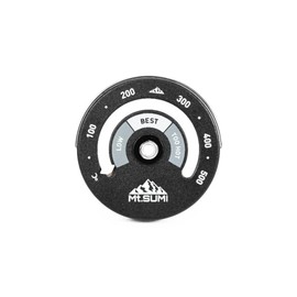 Mt.SUMI Magnetic Stove Thermometer Enamel Coat/Wood Burning Stove Option Convenient Essential Camping BBQ Tool Storage Maintenance