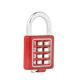Lock C27R40 Candado de combinación, rojo, 40 mm