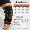 Rodilleras Gym 2 Piezas, Compresión Ajustable (Estilo A, Amarillo, L)