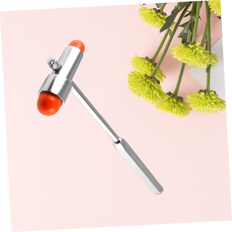 IWOWHERO Multifunctional T Shaped Reflex Hammer with and Brush Diagnosis