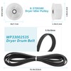 12001541 303373K Dryer Drum Roller Kit, Dryer Drum Support Roller