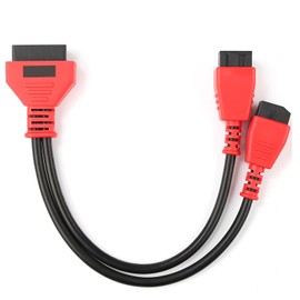 Freyoue OBD2 Adapter Cable for Chrysler 12+8 Dodge Ram Jeep Fiat Adaptor Cable Connector Bypass Gateway Protocol Programming Compatible with DS808 Test MS905 MS906 MS906BT MS906S MS908 MS908S