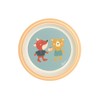 Sigikid Plate Bear & Fox rPET "4 Friends" Blue, One