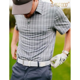 JASGOOD Braided Elastic Belt for Women Men, Unisex Fabric Belt Braided Stretch Belt for Jeans Pants M White