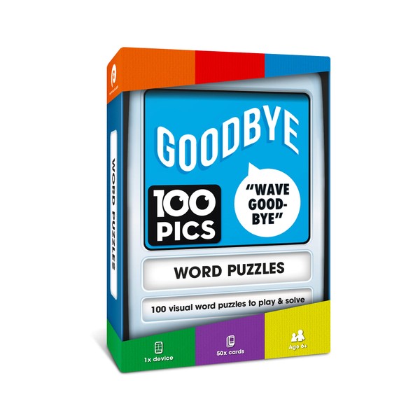100 PICS Word Puzzles - Dingbats, Rebus Family Games, Pocket Puzzles For Kids, Teens and Adults