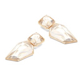 Vintage Thick Irregular Resin Metal Large Geometric Earrings for Women Acrylic Abstract Unique Boho Earrings Statement Fashion Stylish Jewelry Modern Chunky Earrings