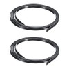 MECCANIXITY Plastic Binding Purfling Strip 1650x7x1.5mm Guitar Binding Edge Trim for Acoustic Classical Guitar Black 2 Pack