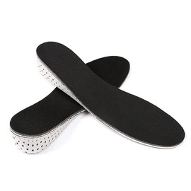 1 Pair Full Length Memory Foam Height Increase Insoles Invisible Increasing Heel Lift Inserts Elevator Insole for Women Men (4.3cm)