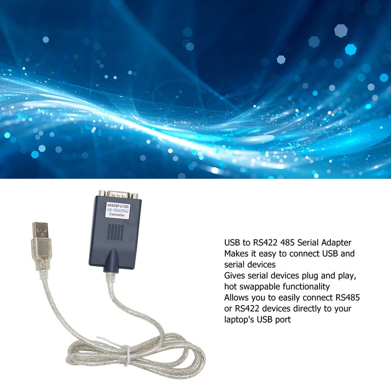 USB to RS485 RS422 Serial Adapter with 6 Position Terminal