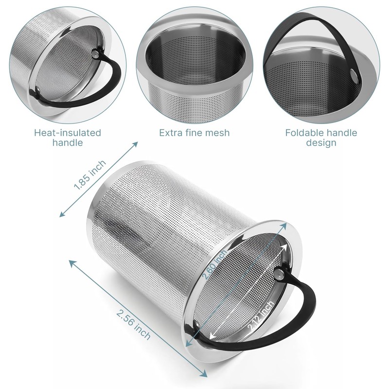 ORNA Tea Infuser for Loose Leaf Tea – Extra Fine