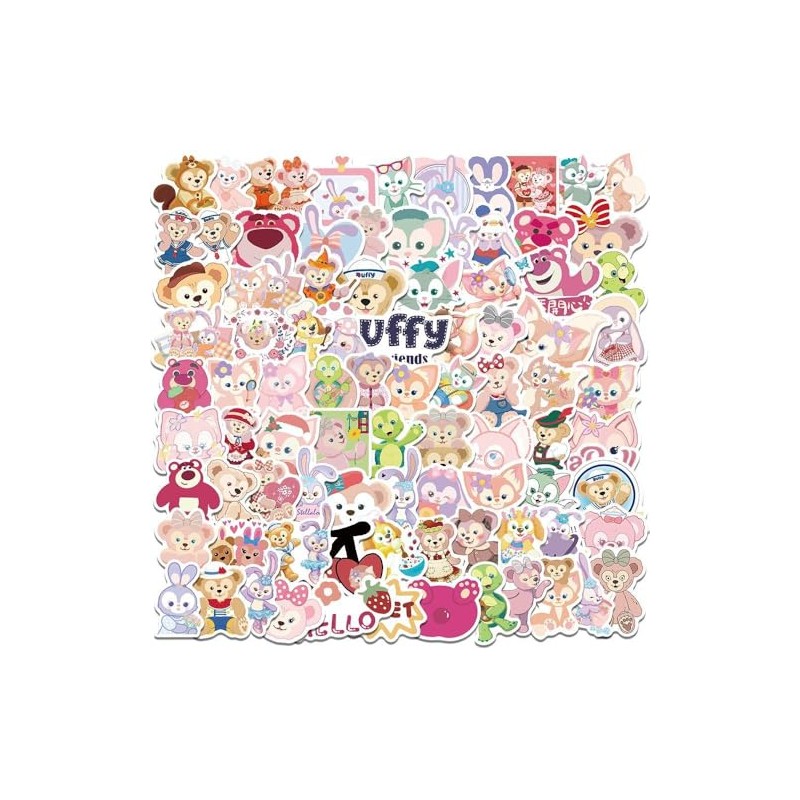 Duffy & Friends Stickers Waterproof PVC Material for DIY Planner