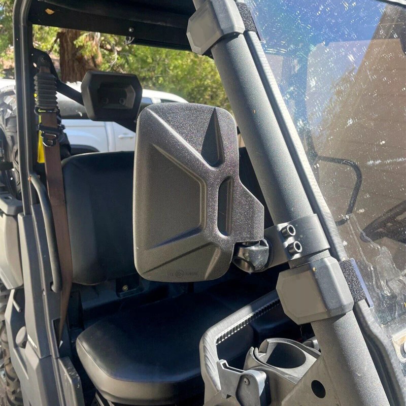 sinocea0 2x Side Folding Rear View Mirrors For Can-Am Defender