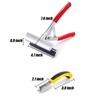ZENFUN 4 Packs Canvas Stretcher Pliers with Staple Remover, 2