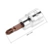 sourcingmap 3/8-inch Drive x PZ3 Bit Socket, S2 Steel Bits,
