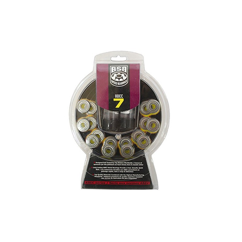 BSB Inline Quad Skateboard Scooter Bearings (Pack of 16)