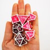 HAOMEJA Color Changing dice Metal Dragons dice DND dice Set