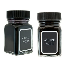Monteverde 60ml Noir Fountain Pen Ink Bottle (30ml Coal Noir Ink Bottle G309LN, 30ml Azure Noir Ink Bottle G309AN)
