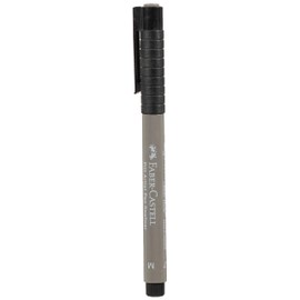 Faber-Castell Art & Graphic Pitt Artist Pen Fineliner M India Ink Pen, Warm Grey Iv, Single Pitt Pen, For Art, Craft, Drawing, Sketching, Home, School, University, Colouring