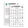 Noare Laundry Symbols Sign & Stain Removal Guide Magnet Cheat