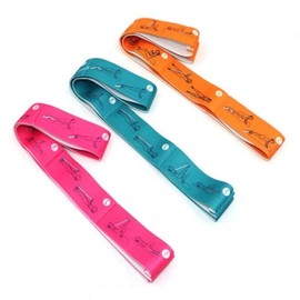 Stretching Yoga Pilates Resistance Exercise Band Latex Green 10ea