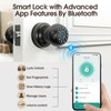 Fingerprint Door Lock, Smart Fingerprint Door Knob with Keypad, Biometric