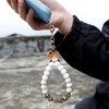 MORSUNBELA Phone Chain Beads Hand Wrist Strap Lanyard Phone Charm