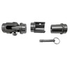 Heavy Duty Swing Out Door Bar Kit Steel Hinged for
