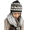 Tribe Azure Fair Trade Soft Warm Wool Hat Cap Winter