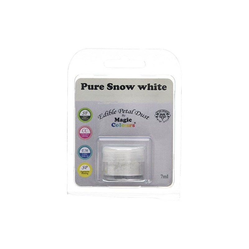 Magic Colours Edible Petal Dust Pure Snow White