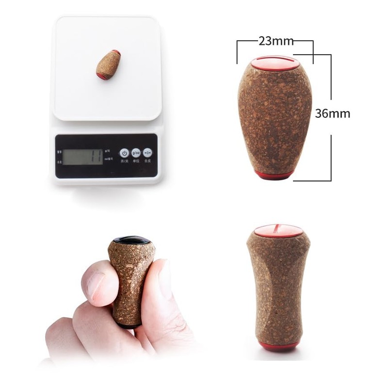VISPREA For SHIMANO DAIWA CORK Wood Knob Power Handle Knob