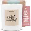 Geschenk Lieblingsmensch - Duftkerze mit Spruch - Danke sagen Geschenke