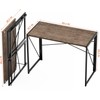 Coavas Folding Desk No Assembly Required, 39.4 inch Writing Computer