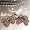 10Pcs Rattan Lamps String Lights LED Rattan Balls Fairy Lights