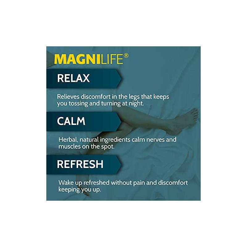 MagniLife Relaxing Leg Cream, 4 Oz, Fast-Absorbing Topical Moisturizing Cream