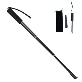 Calzador de Mango Largo 43-85 Cm, Calzador Telescópico para Personas Mayores con Mango Largo Dispositivos Portátiles Retráctiles con Zapatos de Transporte de Mango Largo Ayuda de Vestir para Personas