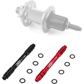 Lixada Conversion Shaft 12 mm to 9 mm QR Adapter MTB Bike Thru Axis Hub Quick Release 100/135/142/148 mm Adapter Hub Front Wheel Bicycle (Black, 100 mm)