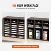VEVOR 24-Compartment Office Mailbox, Adjustable Shelves, Wood Literature Sorter 29x12x24.4